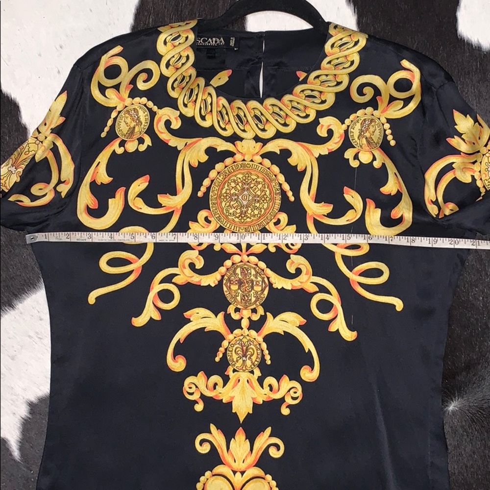 Escada x Margaretha Ley baroque silk blouse - Picture 8 of 16